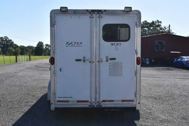 2006 Exiss 7407LQ 4 Horse Trailer with 7' Short Wall