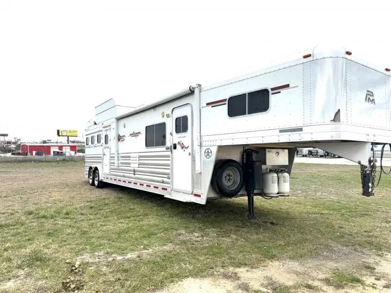2011 Platinum Coach 4 Horse 15 SW Rear Load Horse Trailer