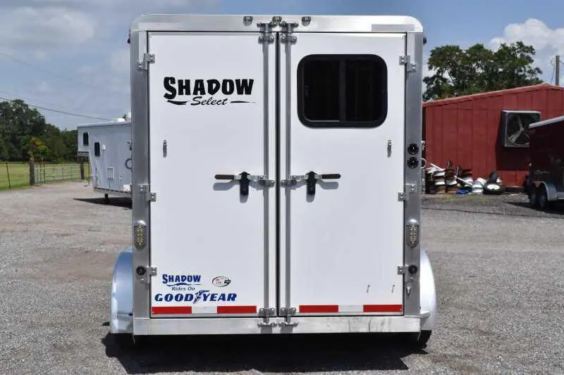 2014 Shadow 7208GLQ 2 Horse Trailer with 8' Short Wall