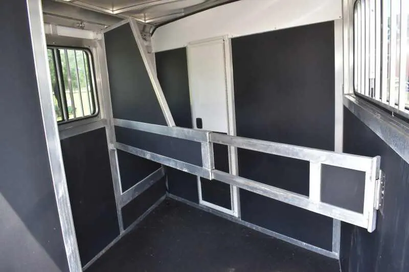 2014 Shadow 7208GLQ 2 Horse Trailer with 8' Short Wall