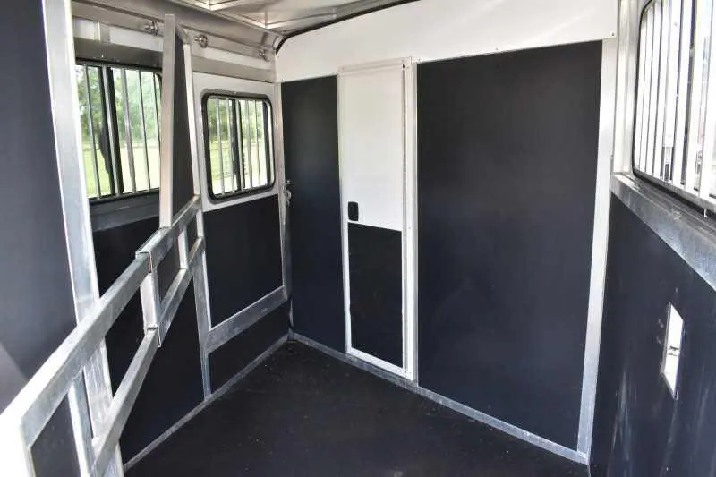 2014 Shadow 7208GLQ 2 Horse Trailer with 8' Short Wall