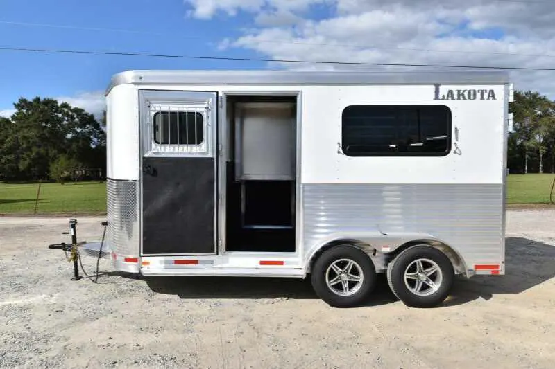 2018 Lakota 2HBPST 2 Horse Trailer