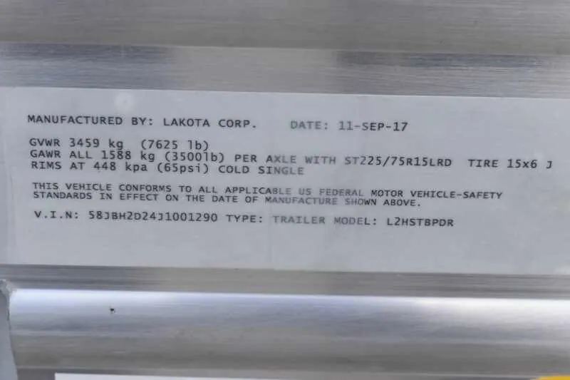 2018 Lakota 2HBPST 2 Horse Trailer