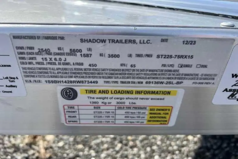 2024 Shadow 2 Horse Bumper Pull