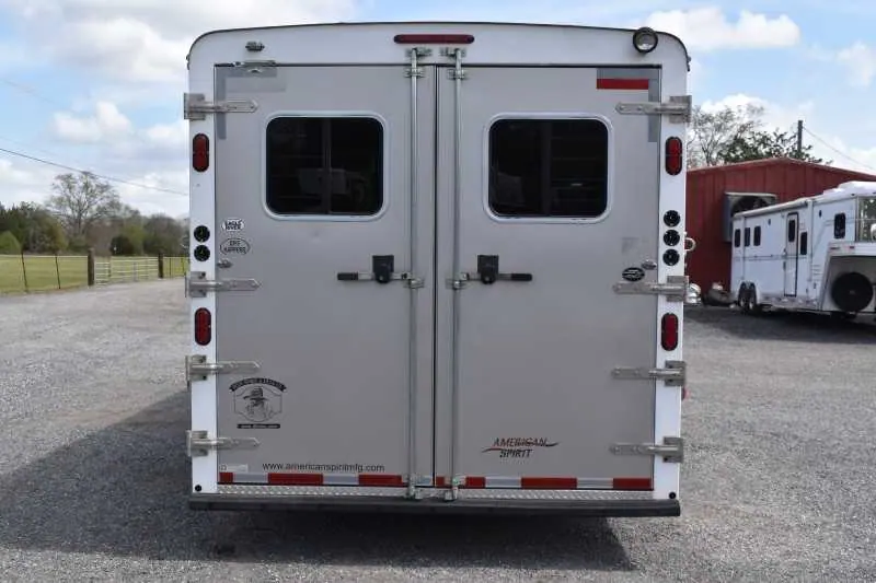 2007 American Spirit 8308LQ 3 Horse Trailer with 8' Short Wall