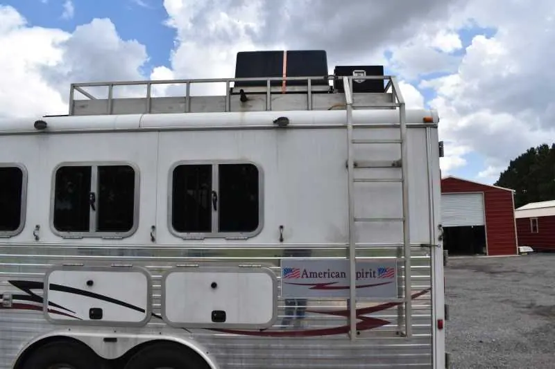 2007 American Spirit 8410GLQ 4 Horse Trailer with 10' Short Wall