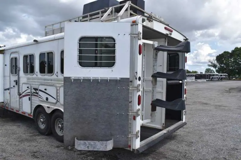 2007 American Spirit 8410GLQ 4 Horse Trailer with 10' Short Wall