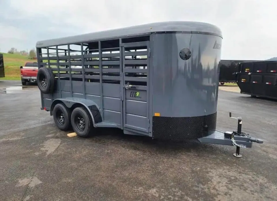 2023 BCI Stock Trailer 6'X16' Eco Series Bumper Pull