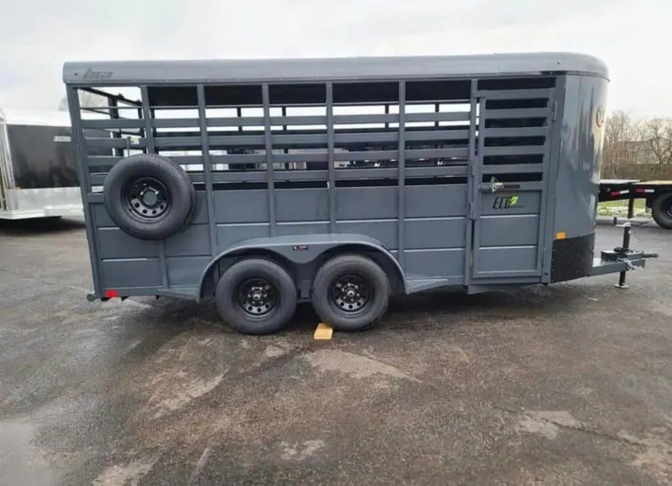 2023 BCI Stock Trailer 6'X16' Eco Series Bumper Pull