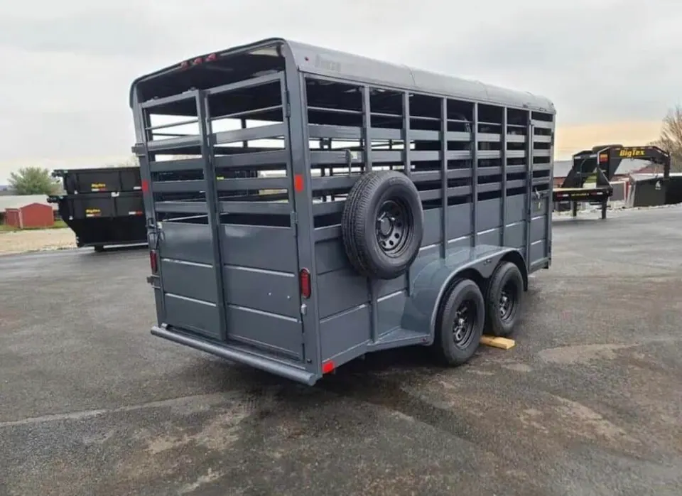 2023 BCI Stock Trailer 6'X16' Eco Series Bumper Pull