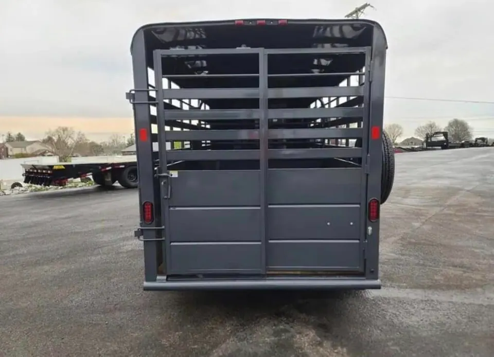 2023 BCI Stock Trailer 6'X16' Eco Series Bumper Pull