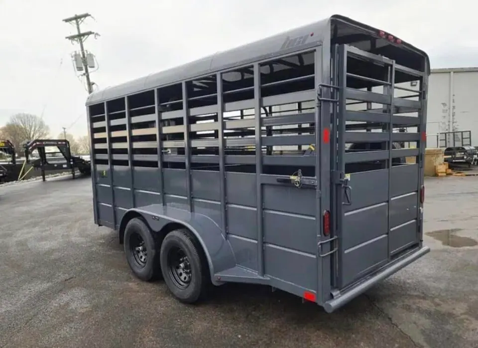 2023 BCI Stock Trailer 6'X16' Eco Series Bumper Pull