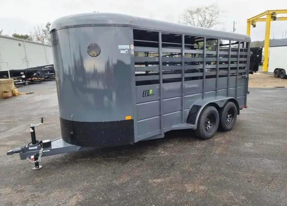 2023 BCI Stock Trailer 6'X16' Eco Series Bumper Pull