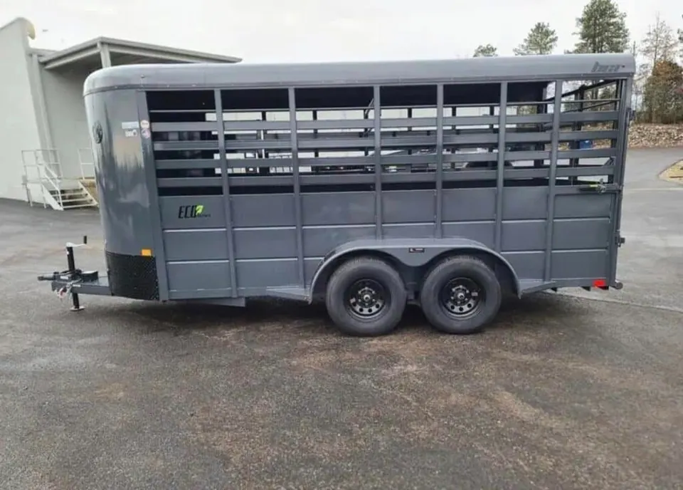 2023 BCI Stock Trailer 6'X16' Eco Series Bumper Pull