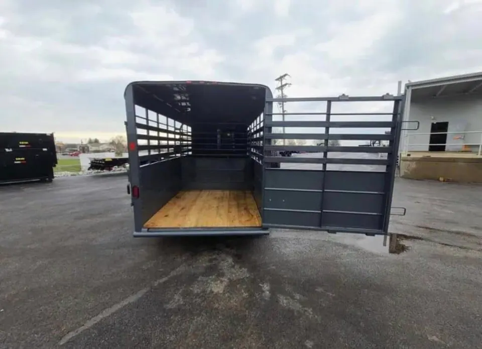2023 BCI Stock Trailer 6'X16' Eco Series Bumper Pull
