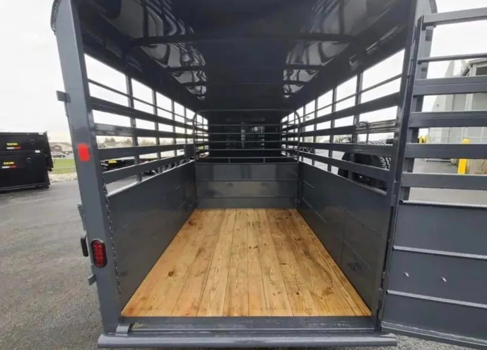 2023 BCI Stock Trailer 6'X16' Eco Series Bumper Pull