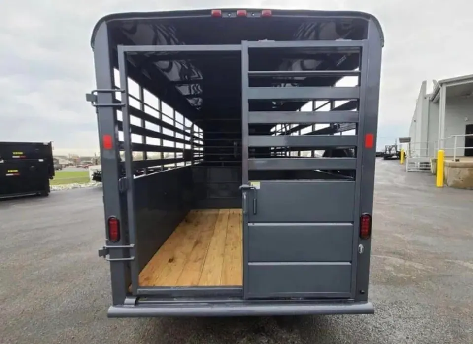 2023 BCI Stock Trailer 6'X16' Eco Series Bumper Pull