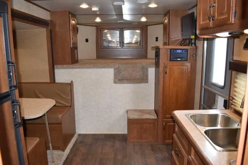 2015 Bison Ranger 3LQ Horse Trailer with 10' Short Wall