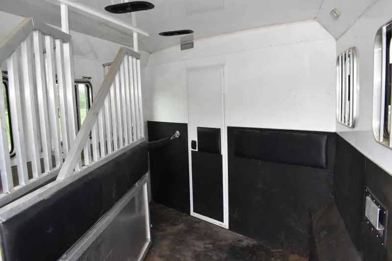 2015 Bison Ranger 3LQ Horse Trailer with 10' Short Wall