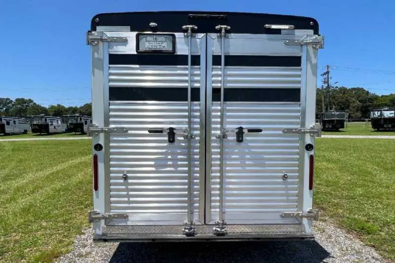 2024 Bison Trail Hand 708160 Stock Trailer with 8' Short Wall