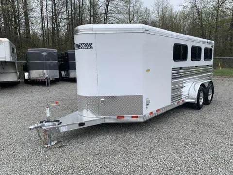 2020 19' CIMARRON BUMPER PULL 6 PEN STOCK TRAILER