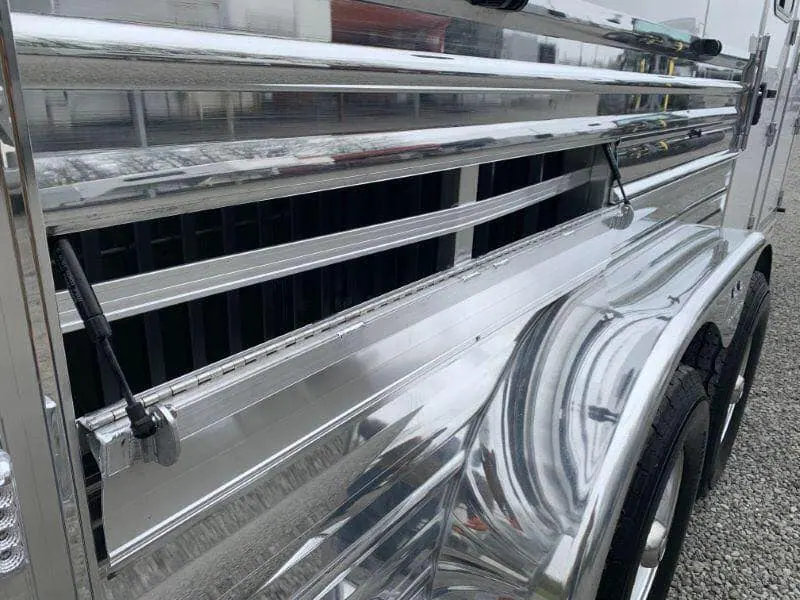2020 19' CIMARRON BUMPER PULL 6 PEN STOCK TRAILER