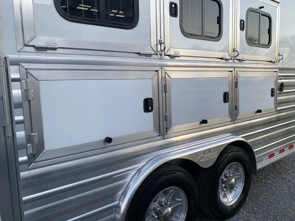 2024 Cimarron Trailers 8412 Outback Customs 4 Horse LQ