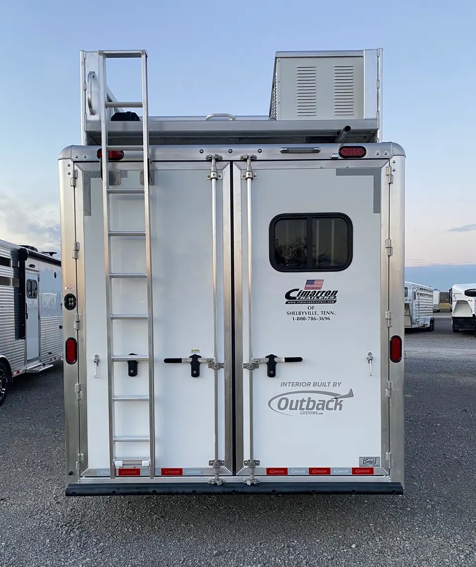 2024 Cimarron Trailers 8412 Outback Customs 4 Horse LQ