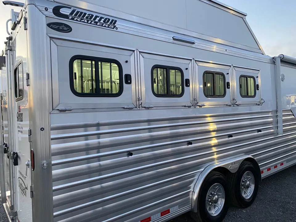 2024 Cimarron Trailers 8412 Outback Customs 4 Horse LQ