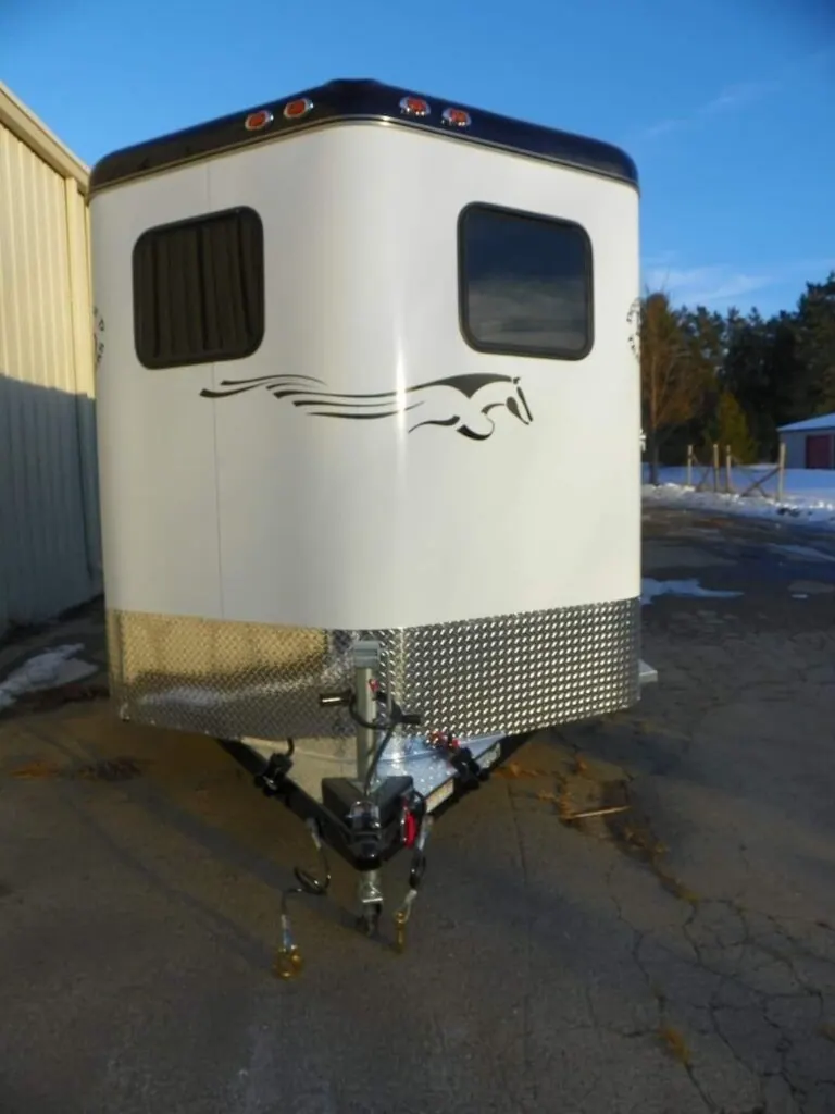2022 Double D reverse slant 2 horse bumper pull