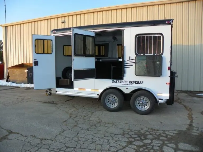 2022 Double D reverse slant 2 horse bumper pull