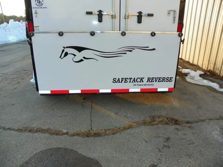 2022 Double D reverse slant 2 horse bumper pull