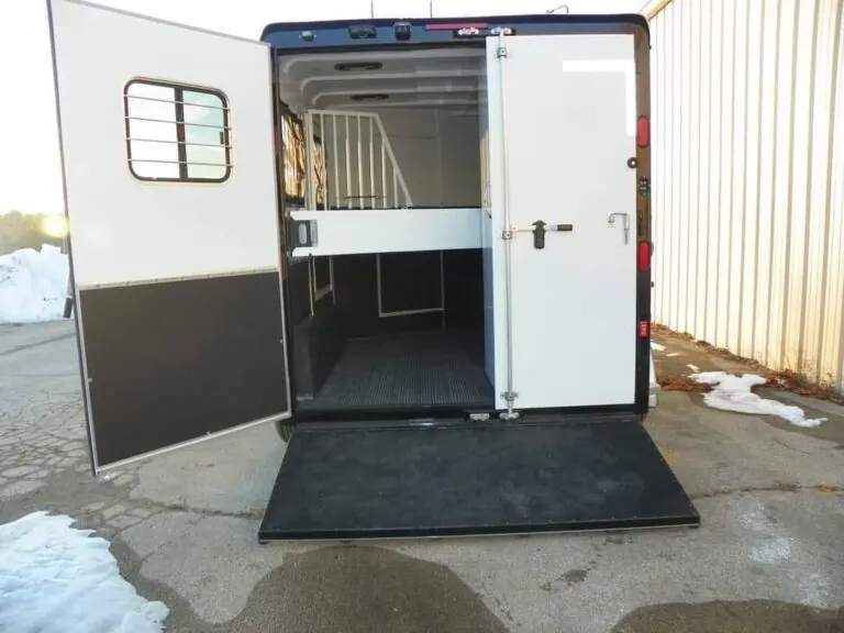2022 Double D reverse slant 2 horse bumper pull