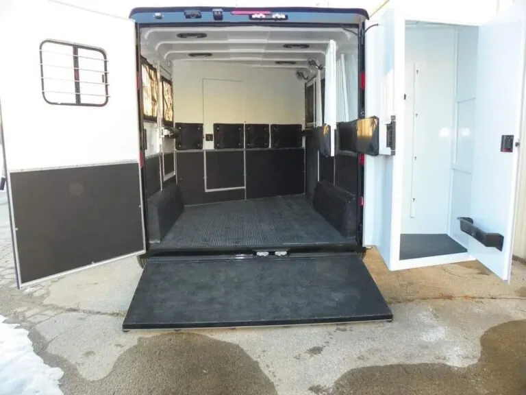 2022 Double D reverse slant 2 horse bumper pull
