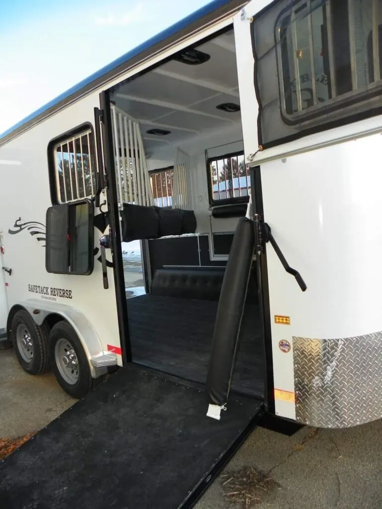 2022 Double D reverse slant 2 horse bumper pull