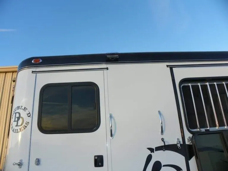 2022 Double D reverse slant 2 horse bumper pull