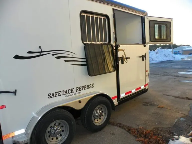 2022 Double D reverse slant 2 horse bumper pull