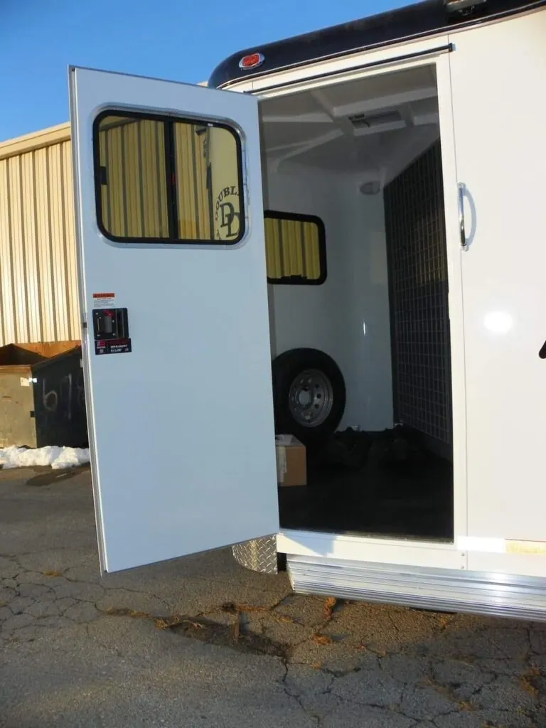 2022 Double D reverse slant 2 horse bumper pull
