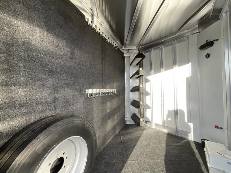NEW 2024 Elite Trailers 5 Horse Stock Combo BP Horse Trailer