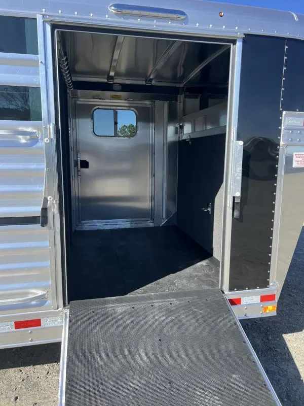 2025 Elite Trailers 8'x28' Show Cattle Stock Combo Trailer