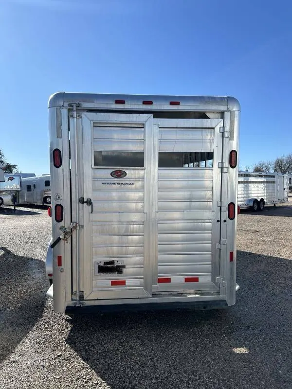 2012 Hart Trailers Short-Go Single Axle Stock / Stock Combo Trailer