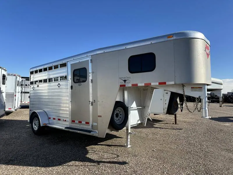 2012 Hart Trailers Short-Go Single Axle Stock / Stock Combo Trailer