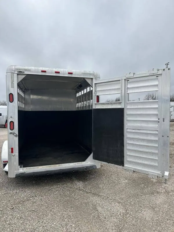 2012 Hart Trailers Short-Go Single Axle Stock / Stock Combo Trailer