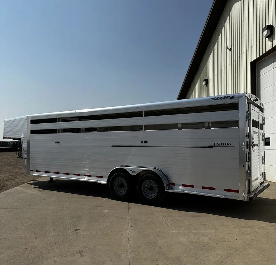 New 2024 Hillsboro 24' Livestock Trailer