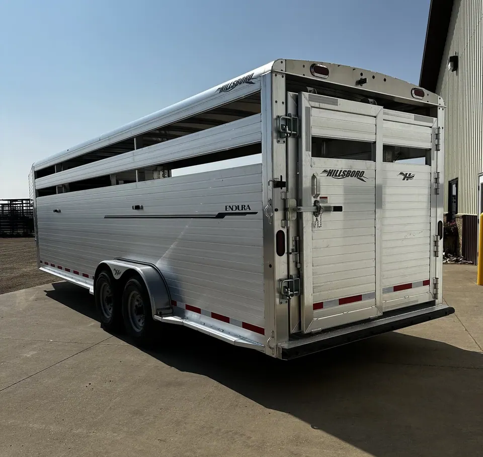 New 2024 Hillsboro 24' Livestock Trailer
