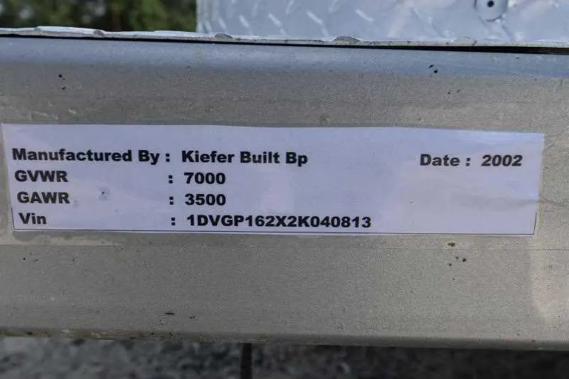 2002 Kiefer Built 2 Horse Bumper Pull