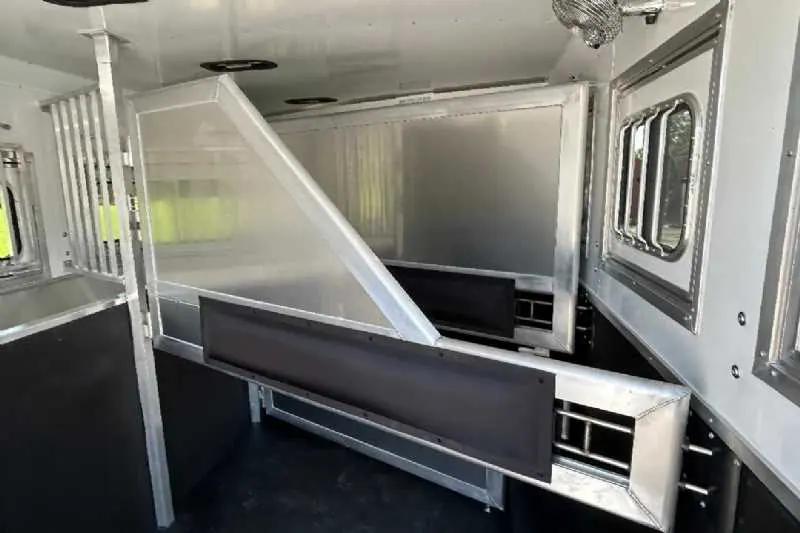 New 2024 Lakota 8313RKBGLQ Charger 3 Horse Trailer with 13' Short