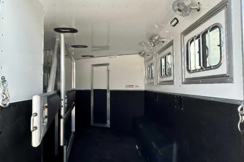 New 2024 Lakota 8313RKBGLQ Charger 3 Horse Trailer with 13' Short
