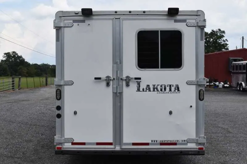 2013 Lakota Charger 8411LQ 4 Horse Trailer with 13' Short Wall