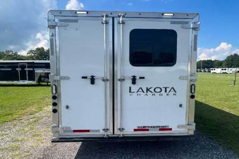 2024 Lakota Charger 8411RKGLQ 4 Horse Trailer with 11' Short Wall